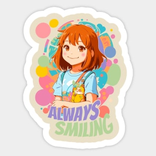 Always Smiling Sticker